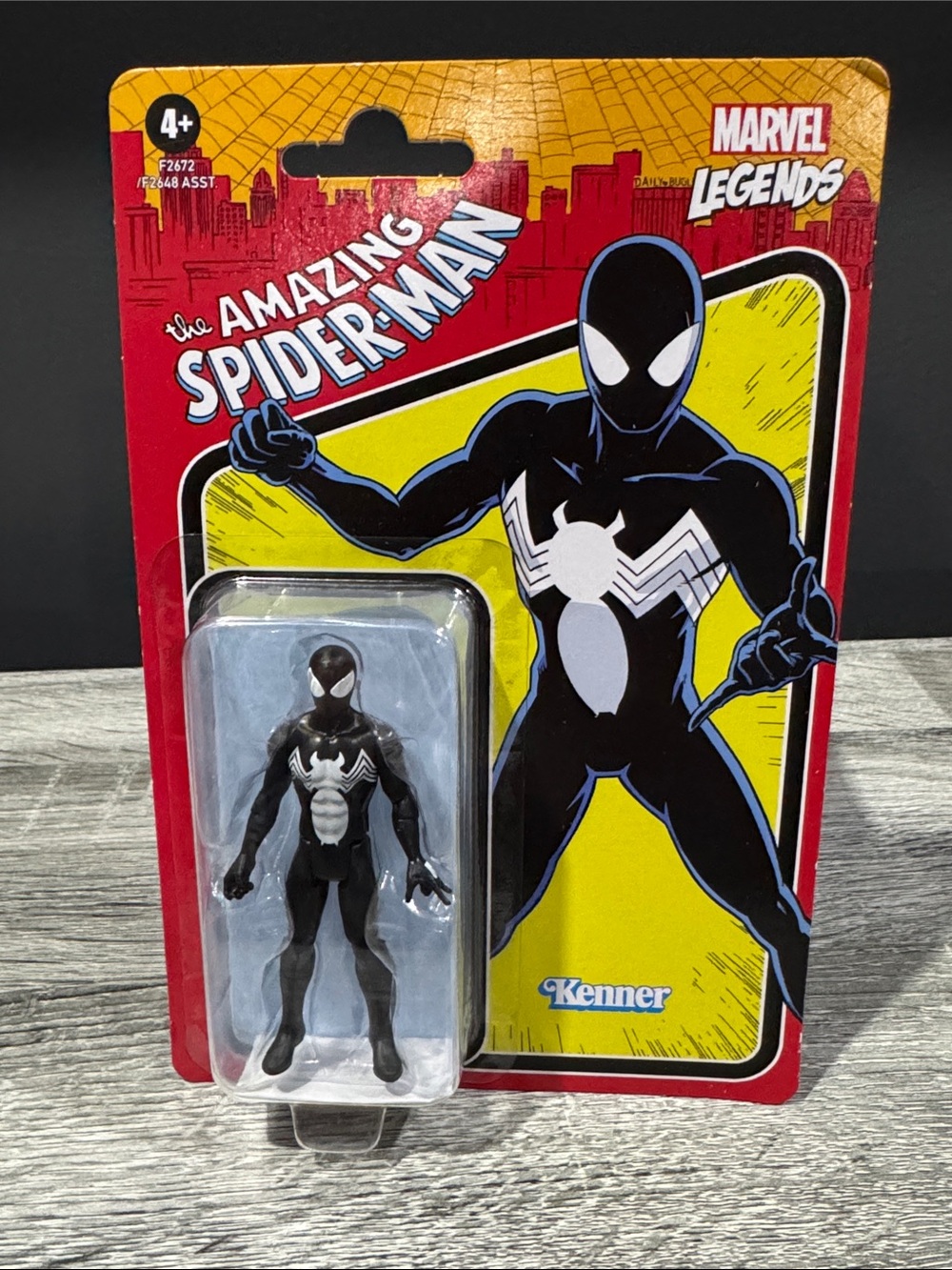 NEW: Marvel Legends: The Amazing Spider-Man: Symbiote Spider-Man Action Figure